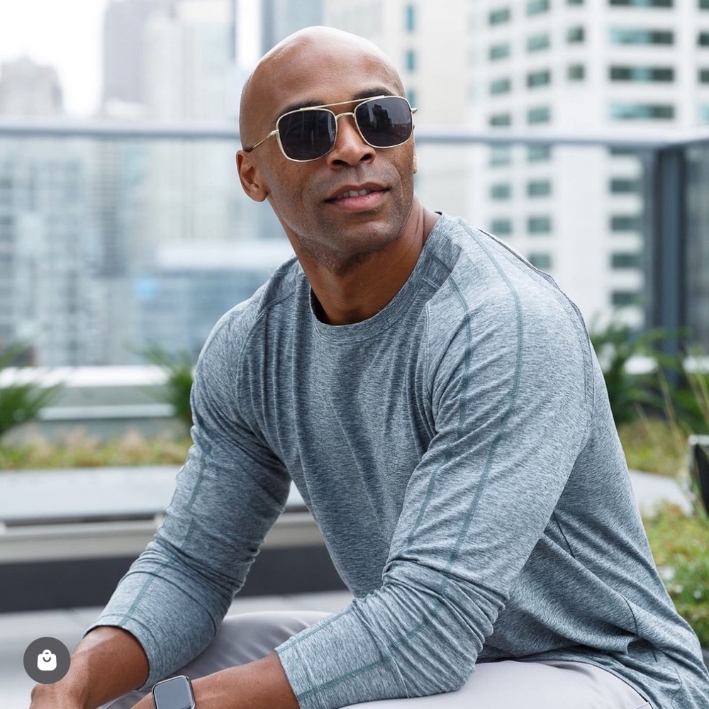 State & Liberty Army Green Heavy Tech Crewneck